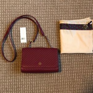 Tory Burch Marion Embossed Shrunken Bag